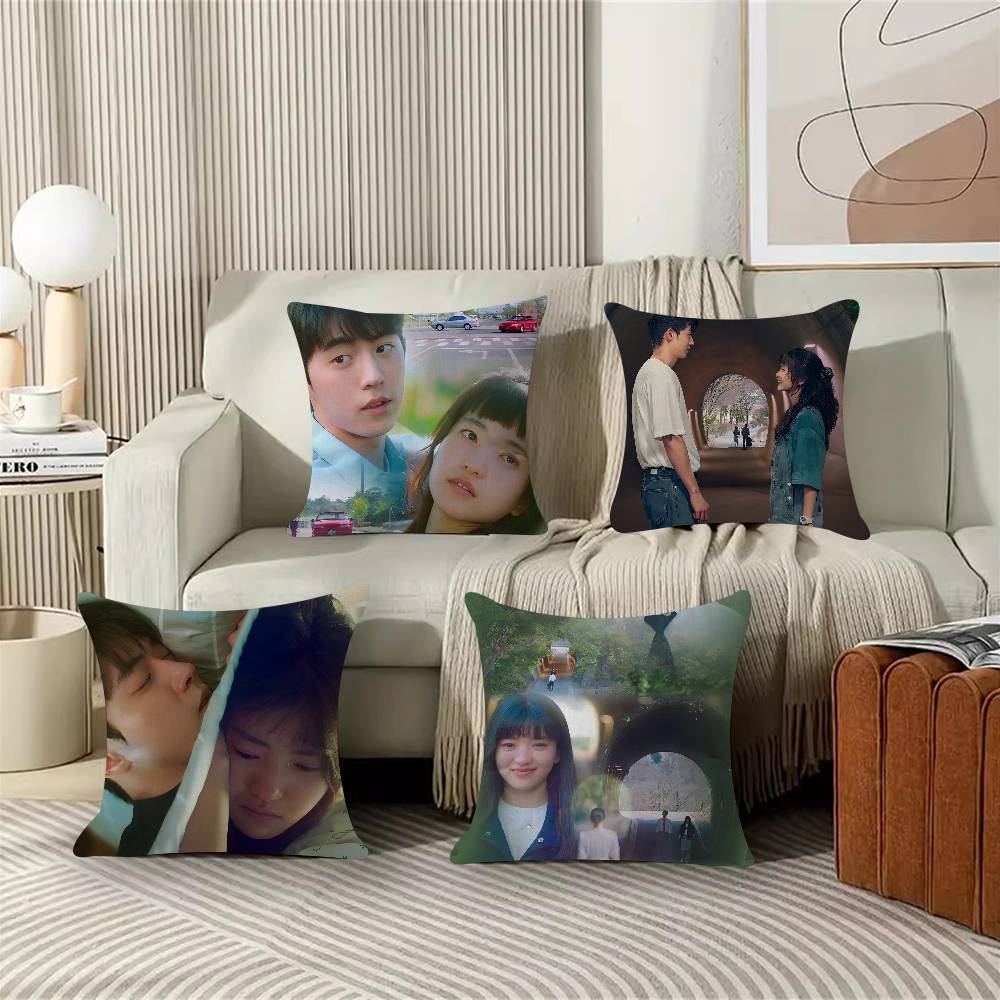 Korean TV Twenty Five Twenty One Movie Cushion Cover Car Throw Pillow Case For Sofa Car Christmas Gift xcm xcm