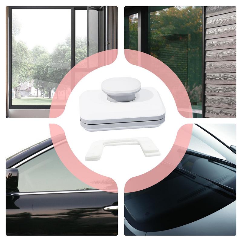 Magnetic Window Cleaning Brush Household Double-Sided Glass Cleaner High Altitude Strong Magnetic Window Cleaner For Home Cafe