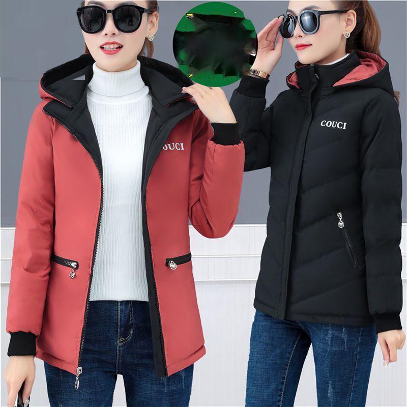 

Женская двусторонняя верхняя одежда, пуховая куртка с хлопковой подкладкой, женские свободные осенне-зимние женские пальто, утолщенные студенческие куртки с хлопковой подкладкой XXL