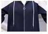Spring Women's Casual Two-Piece: Loose Zipper Jacket & Elastic Waist Long Pants - For Middle-Aged and Elderly Women.