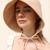 ELKE BLOEM BLOSSOM LINEN PASTEL Pink BONNET HAT