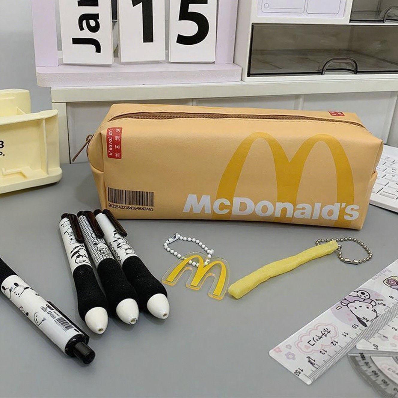Оригинальный креативный пенал и канцелярская коробка McDonald s большого объема Single Pack