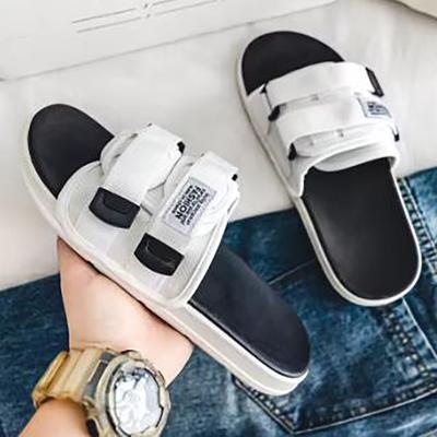 Erkek Açık Hava Terlikleri İç Mekan Günlük Terlikler Yumuşak Taban Cırt Cırtlı Terlikler Moda Plaj Yaz Sandaletleri Parmak Arası Terlik