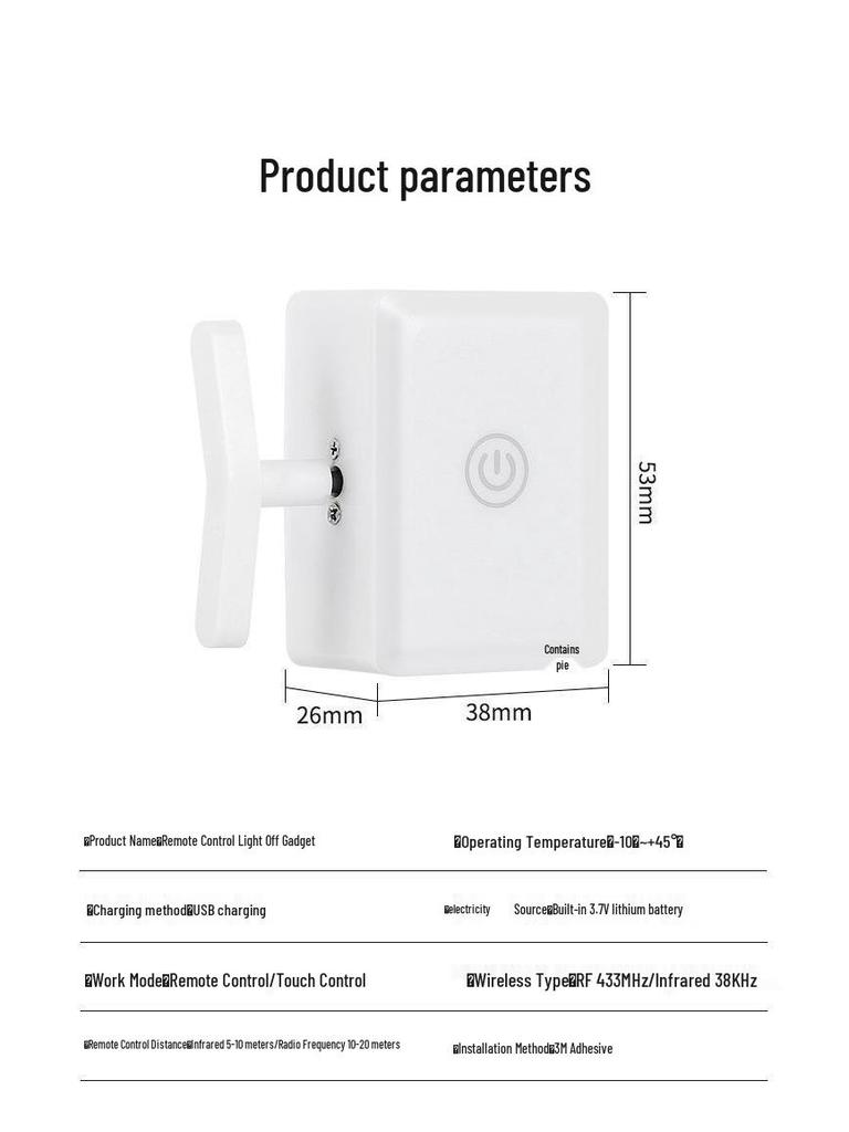 Lazy Man's Wireless Remote Light Switch – Smart, No Wiring Needed