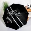 Antonio Spurs Logo Umbrella 8-Frame for Travel, Camping, Casual Lightweight Portable Umbrella, Essential for Every Family Holidays Gift