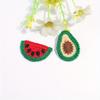 10PCS Lovely Fruit Embroidery Cloth Patch Lace Patch Hairpin Decorative Accessories Clothing Embroidery Decal Fruit Cloth Patch