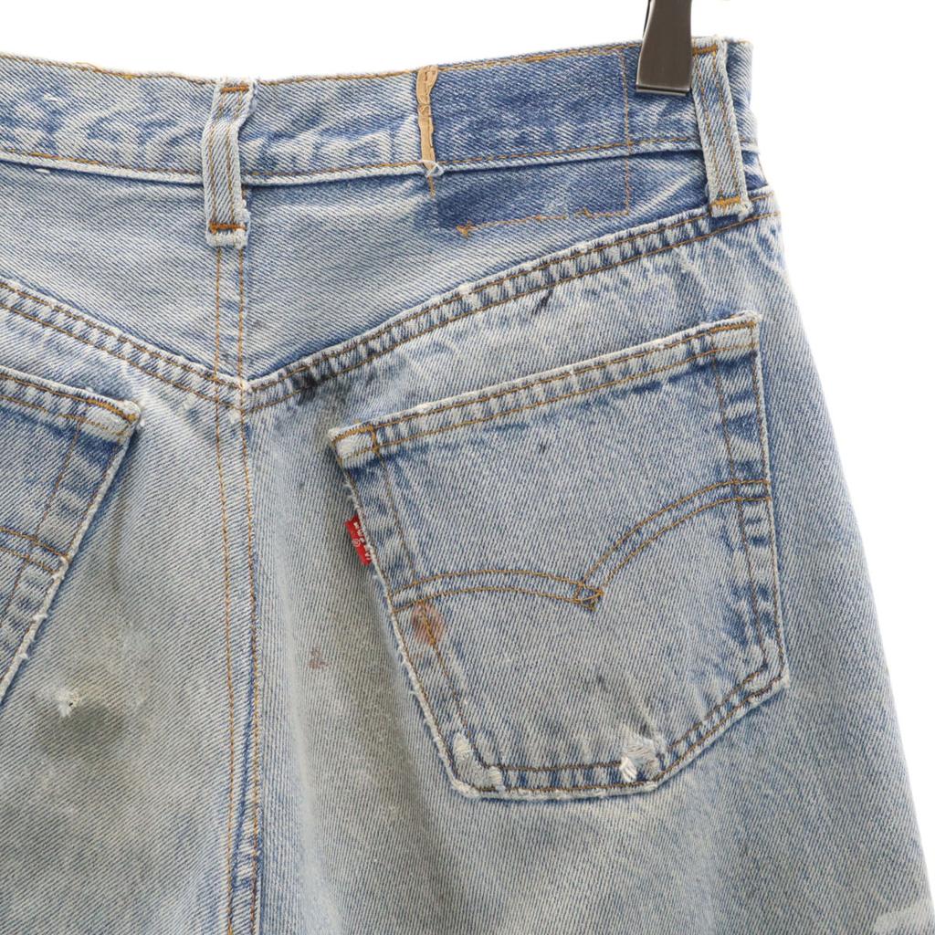 Levi's 80s vintage Tapered denim pants Wash blue jeans Women Used