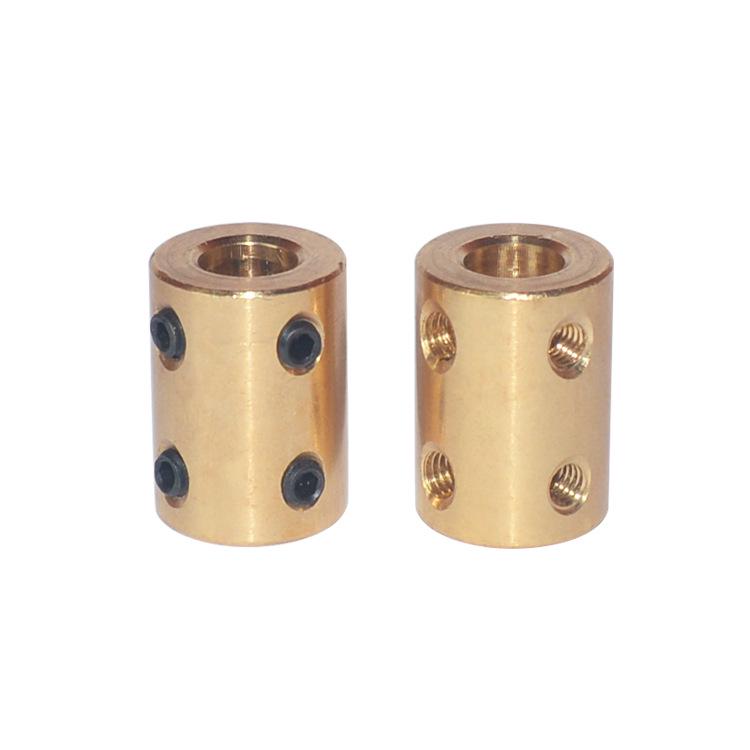 CNC Brass Rigid Coupling 16x22mm: Motor Accessories for Mechanical Transmission