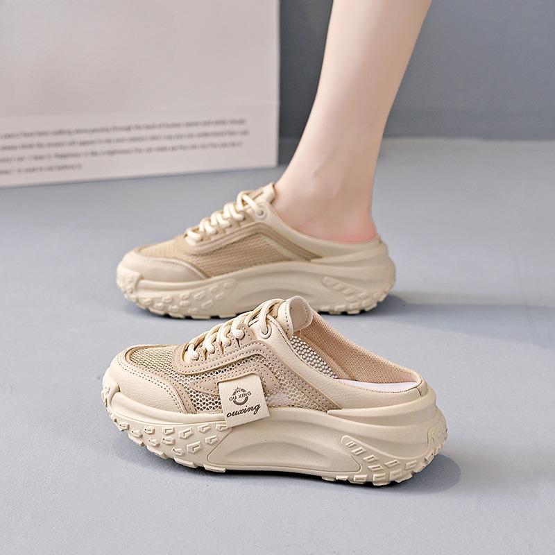 

Повседневная женская обувь Ленивая обувь Спортивная обувь Новые шлепанцы 40 хаки