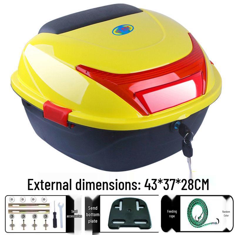 Universal Electric Vehicle Trunk & Storage Box for Motorcycles and Scooters
