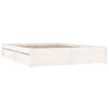 VidaXL Bed Frame with Drawers White 120x200 Cm 3103509