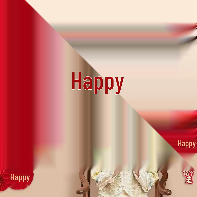 Wedding Supplies: Double Happiness Background and His & Her Robes for Photos