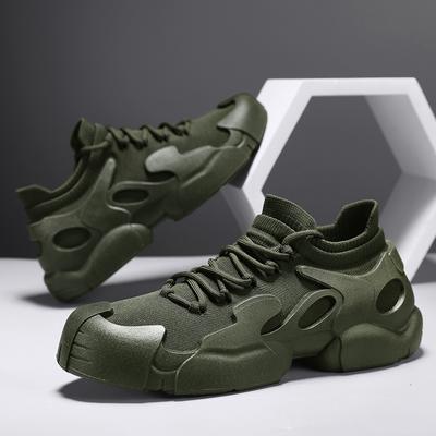 2024 w nowym stylu męskie buty para latające tkane buty Mech Octopus skarpety buty grube podeszwy i oddychające trampki 39-44