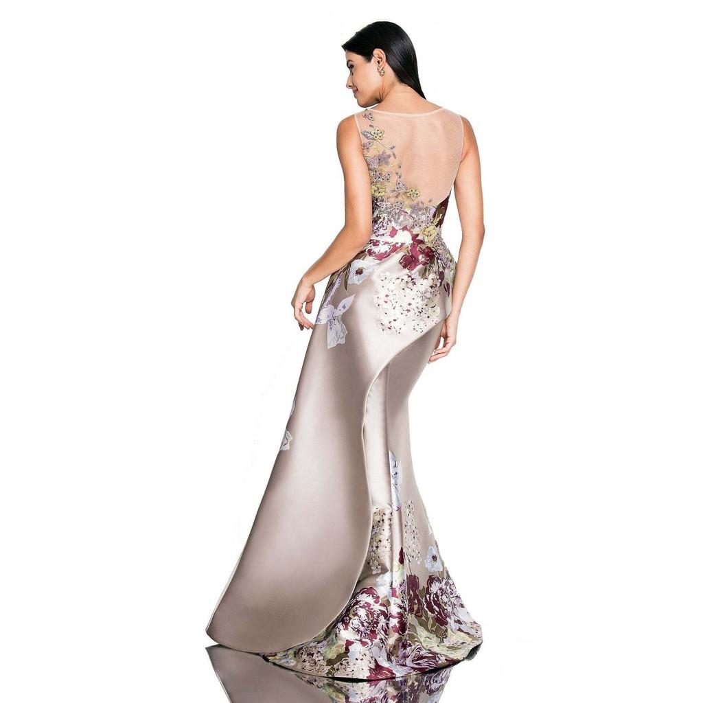 Women Wedding Bride Bridesmaids Elegant Round Neck Sleeveless Embroidery Maxi Long Dress Party Ball Gown