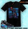 Tee Shirt Matching AJ 8 Aqua 2025 To Match Sneaker MJ Flair 23 T Shirt