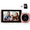 4.3 Inch Peephole Video Doorbell 160° Degree Wide Angle PIR Smart Home Camera Door BellAA