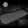 Bamboo Charcoal Leather Car Seat Cushion Set, Three-Piece, No Backrest, All-Season Interior Kit