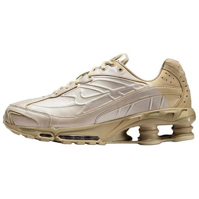 Pantofi de alergare cu vârf jos rezistenți la abraziune Shox Ride 2 Bărbați Argintiu Maro Adidași IH3653-095