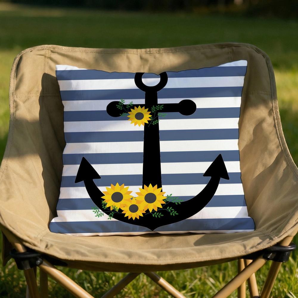 Oocean sailor Cushion Cover Soft Reversible  Durable Pillow Cover  MultiScene Use for Home  Car Daily Comfort