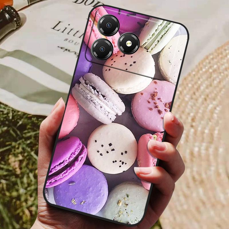 For ZTE Blade A36 4G Case Cover Funda Luxury TPU Shockproof Cartoon Silicone Phone Cover For ZTE Blade A36 A 36 Z2472 Coque