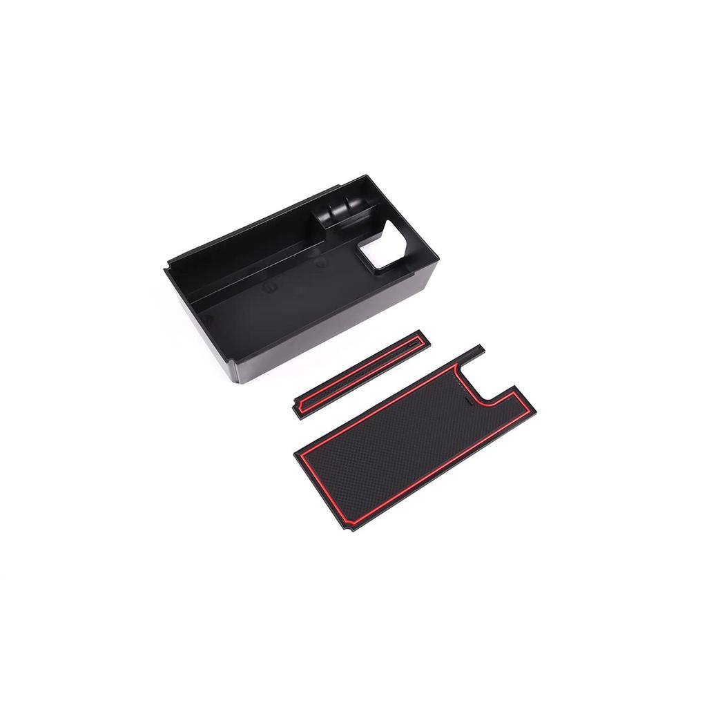 Sauicemy Konsolen-Aufbewahrungsbox für Toyota Harrier Konsole Mittelkonsole Mittelarmlehne Einsatz Auto Innenraum Kleinartikel Innenraum ABS-Material 2020-2022,