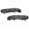 COOYIDOM Car Front Door Side Mirror Turn Signals Lights  For Mercedes Benz  W220 W215 CL S S300 1999-2003 7 LED wide light