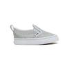 Vans Slip-On V Toddler Glitter - Silver Baby Sneakers True-White VN000UBSX1K