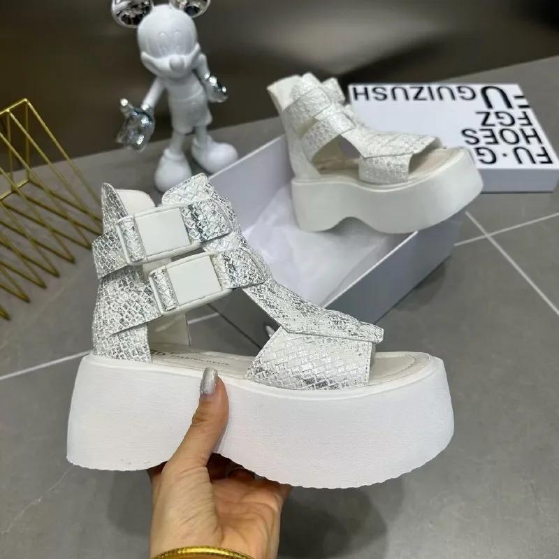 Fashion Women's Sandals Summer Breathable Beach Shoes for Women Fashion Non-slip Wedge Platforms Sandals Brand Hot Selling Women's Shoes