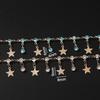 1Meter Star Chains Micro Inlay Crystal Stars Copper Chains for Handmade Bracelet Necklace Supplies DIY Jewelry Making Components