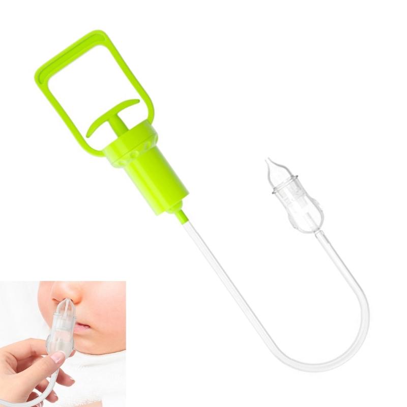 Portable Baby Nasal Aspirator With Hygienic Anti Backflow Design Gentle Hand Controlled Suction Quiet Operation