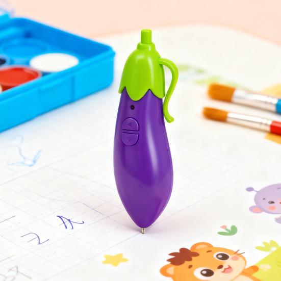 Mrkva Záznamové Pero Roztomilá Guľôčková s Funkciou Nahrávania a Prehrávania 20s Hladké Písacie Nástroje Študentské Učebné Písacie Potreby