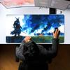 Large Gaming Mouse Pad XXL Vintage Medieval Warrior Knight Castle Silhouette Desk Mat Non-Slip Rubber Computer Keyboard Mouse