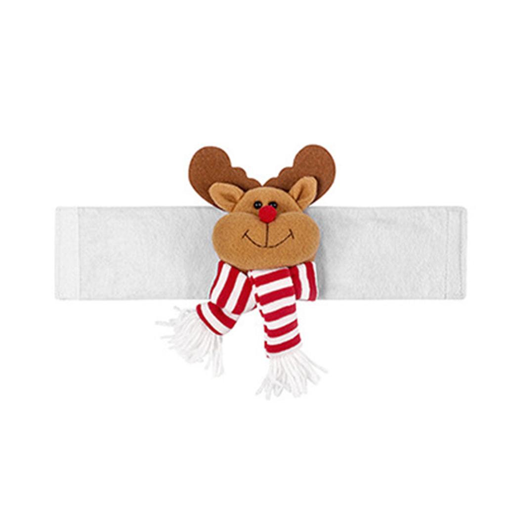 Christmas Creative Curtain Tie Backs Cute Cartoon Plush Curtain Buckle Decor For Home Office Party Holiday Decoration