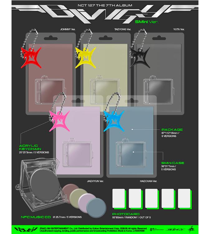 [pre-order] NCT 127 7th Full Album BLINGY SMini Ver.