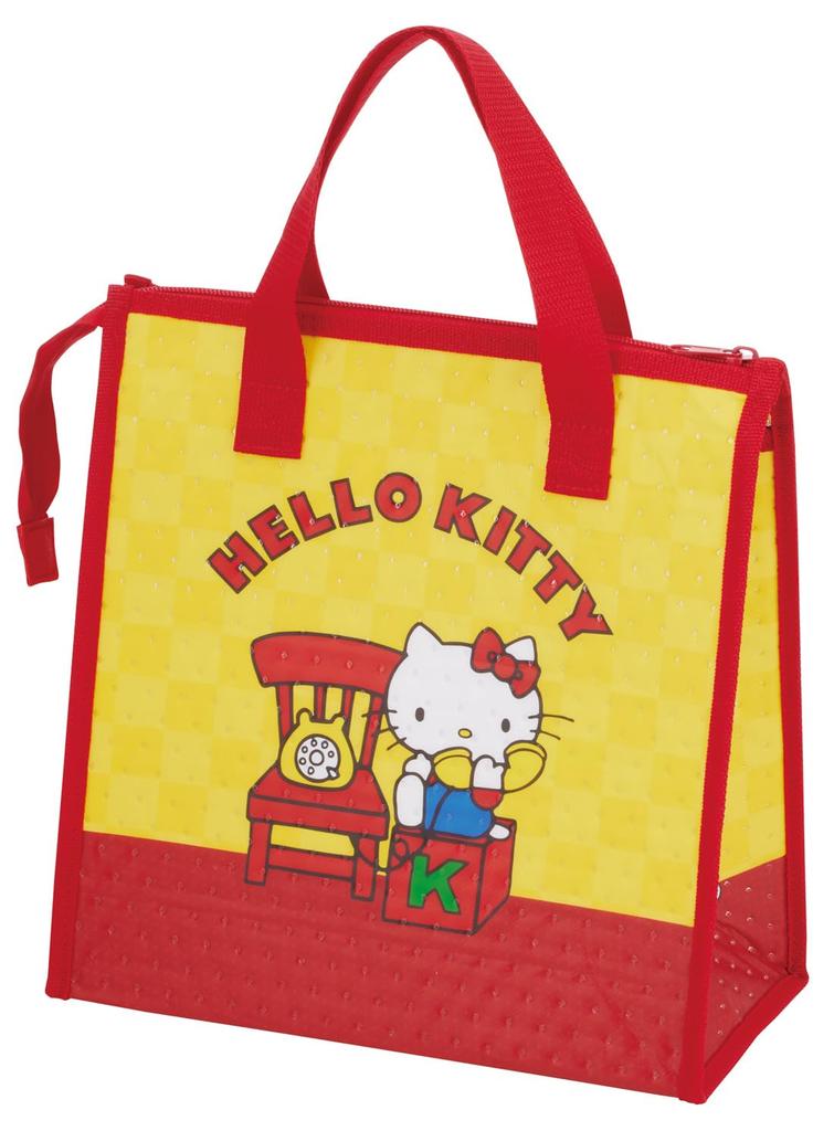 Skater Lunch Sanrio Hello Kitty 25cm Bag, Non-woven Fabric, Insulated, Retro, FBC1-A