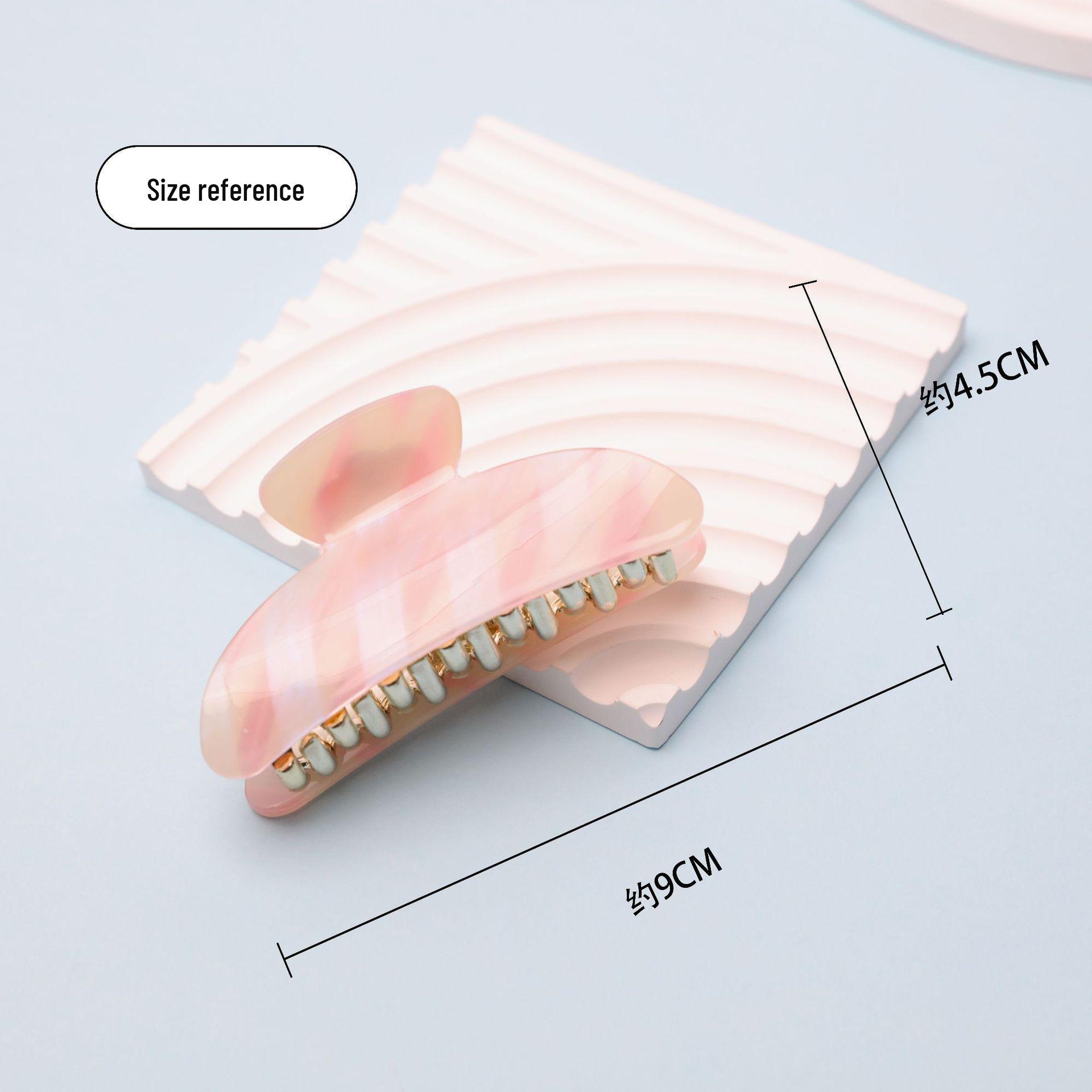 Креативная простая ацетатная заколка-краб для волос