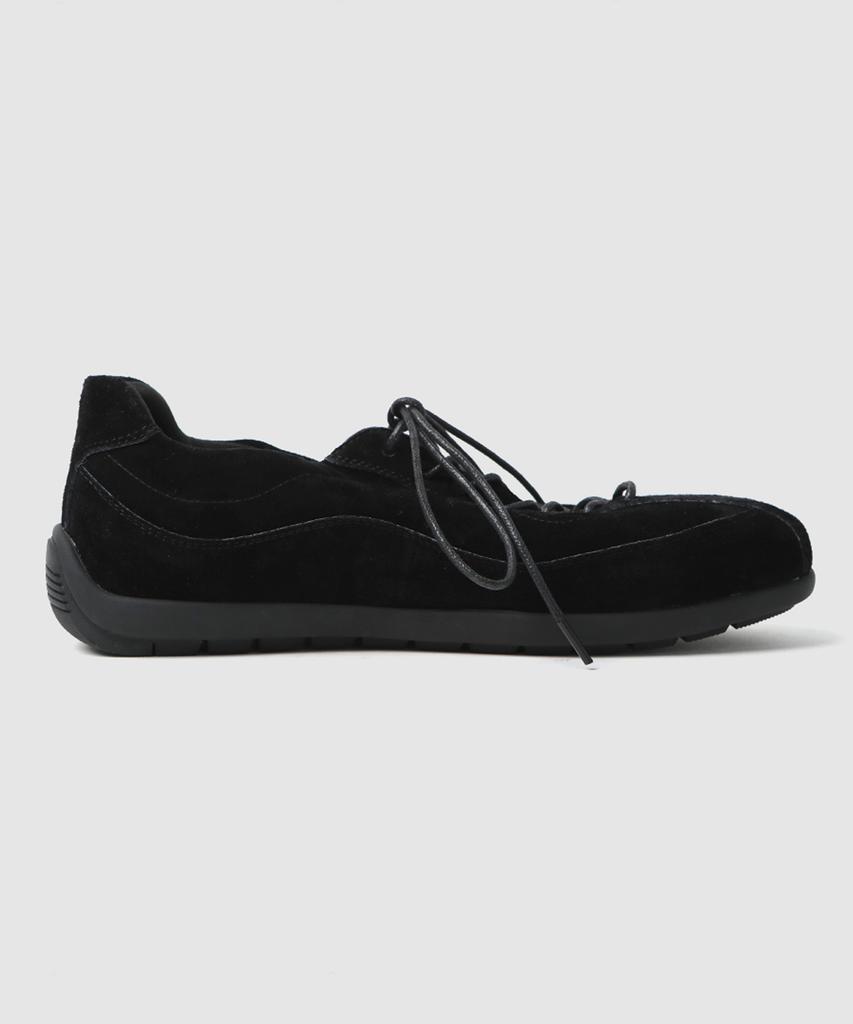 Wetheroad Wtrd3116-1 Lazy Suede Racing Sneakers Washed Black