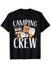 Camping Crew Smores & Marshmallow Campfire T-shirt