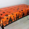 Halloween Plastic Tablecloth – Spider & Haunted Tree Designs For Holiday Decoration