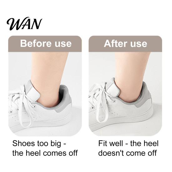 Comfortable Heel Stickers Pads Soft Skin-Friendly Cushions with Strong Adhesive Anti-Slip Grips Prevent Blisters Reduce Shoe Size Removable