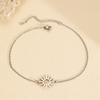 Gold Color Stainless Steel Hand Chain Adjustable Chain Sun Anklet New Trendy Jewelry  for Women Men