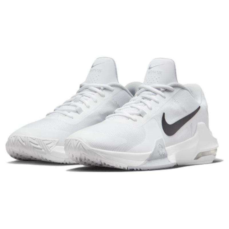 Nike Air Max Impact 4 White Black Pure Platinum Sneakers Casual Shoes DM1124-100