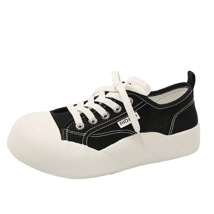 

Thin canvas shoes women s summer breathable little white shoes women s 2025 summer new platform bread shoes with skirt board shoes 35