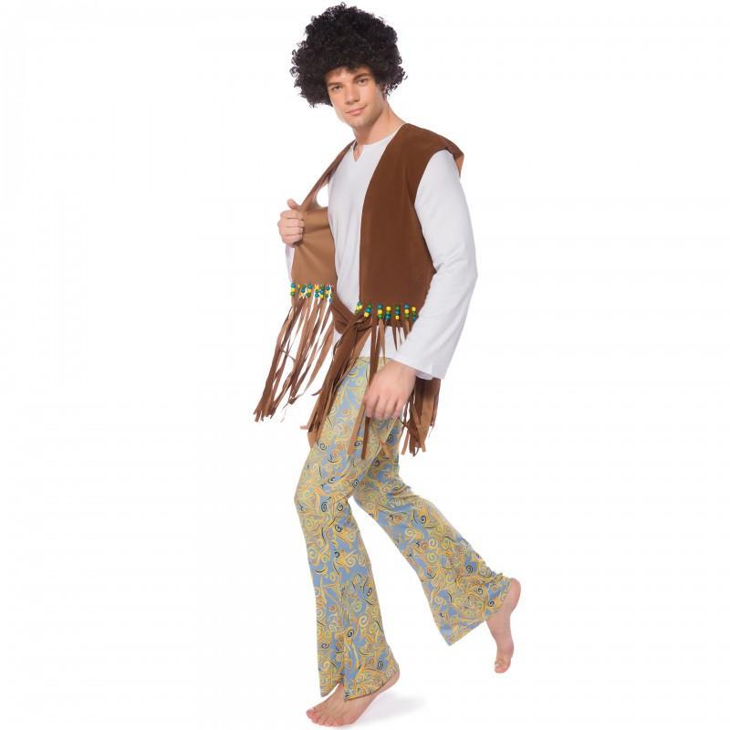 Mens Indian Tribe Costume Set Halloween Cosplay Stage Performance Disco Party M XL