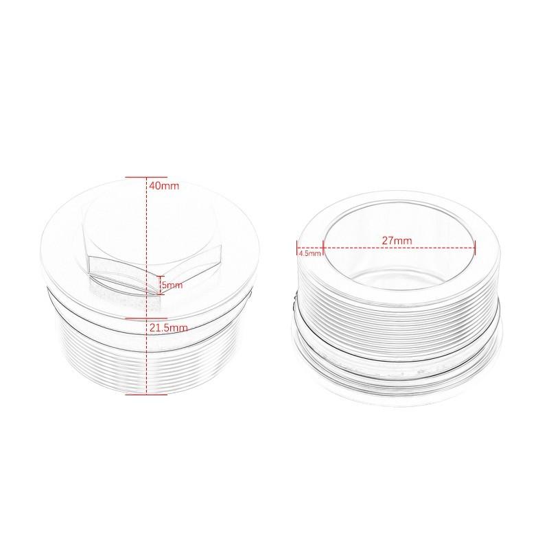 For Kawasaki NINJA 400 ZR400 EN650 ER650 Motorcycle Front Fork Shock Screw Plug Accessories