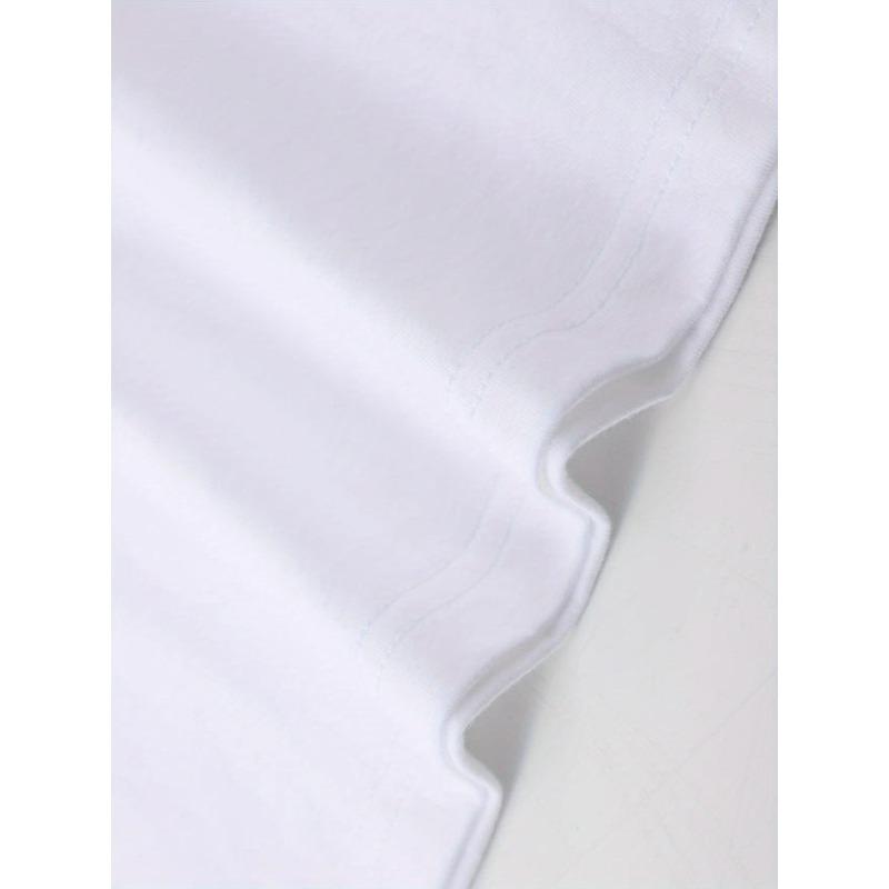 European sizes "SAY LESS" - Plus Size Men'S Street Style Printed T-Shirt, Suitable For Casual Wear, Plus Size Men'S T-Shirt