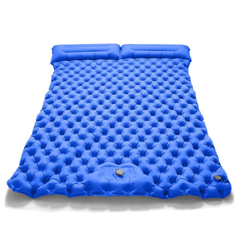 

Double Inflatable Camping Sleeping Mat with Pillow