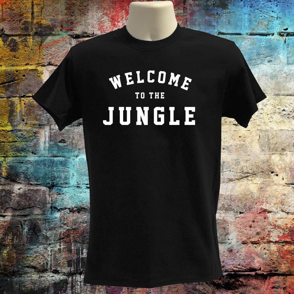 Welcome to the jungle Tshirt band shirt 100% organic cotton Tee S