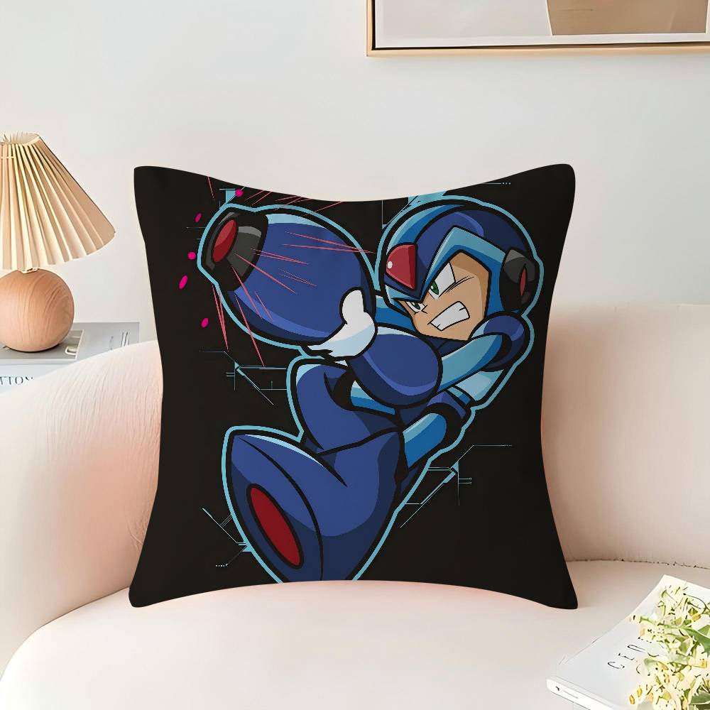 Game Megaman Personalized Pillow Cover Kids Bedroom Wild Party Decor Pillowcase Kid Birthday Shower Gift