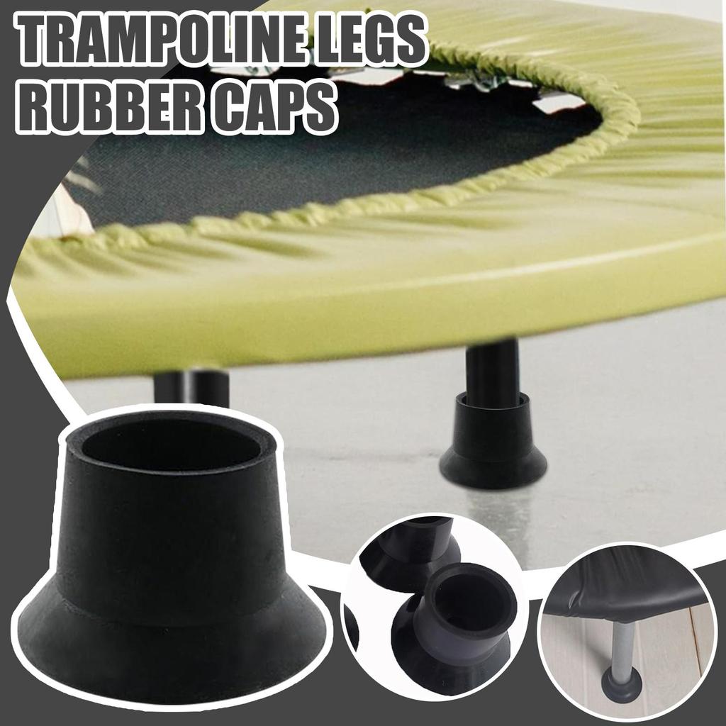 Trampoline Rubber Leg Covers Set Of 6 Anti Slip Rubber Pads Bounce Bed Parts Base Tube Sleeve  for Seasonal Maintenance Training